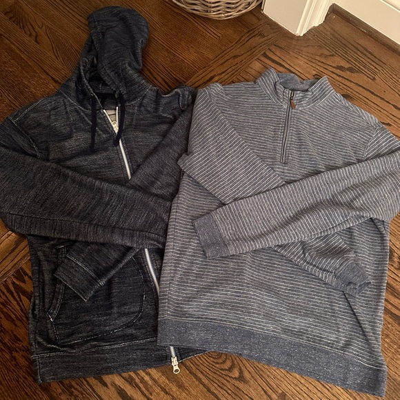 Like New Johnnie-O zip up hoodie and quarter zip long sleeve - Picture 2 of 3